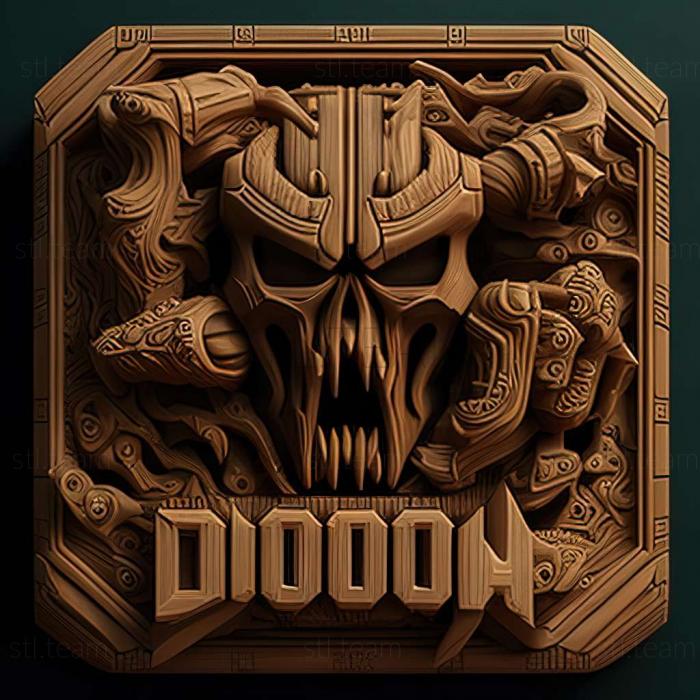 3D model Doom 2D game (STL)